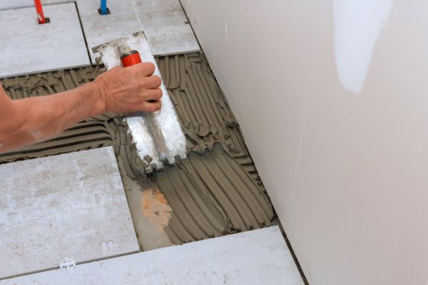 Bathroom Floor Renovation in Reading